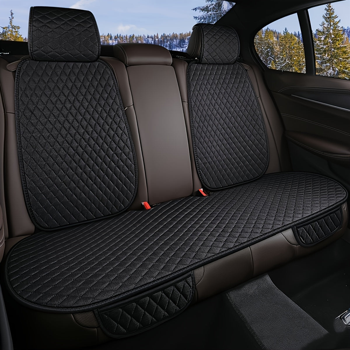 Car All-Season Non-Slip Linen Seat Covers - 3/5/11pcs