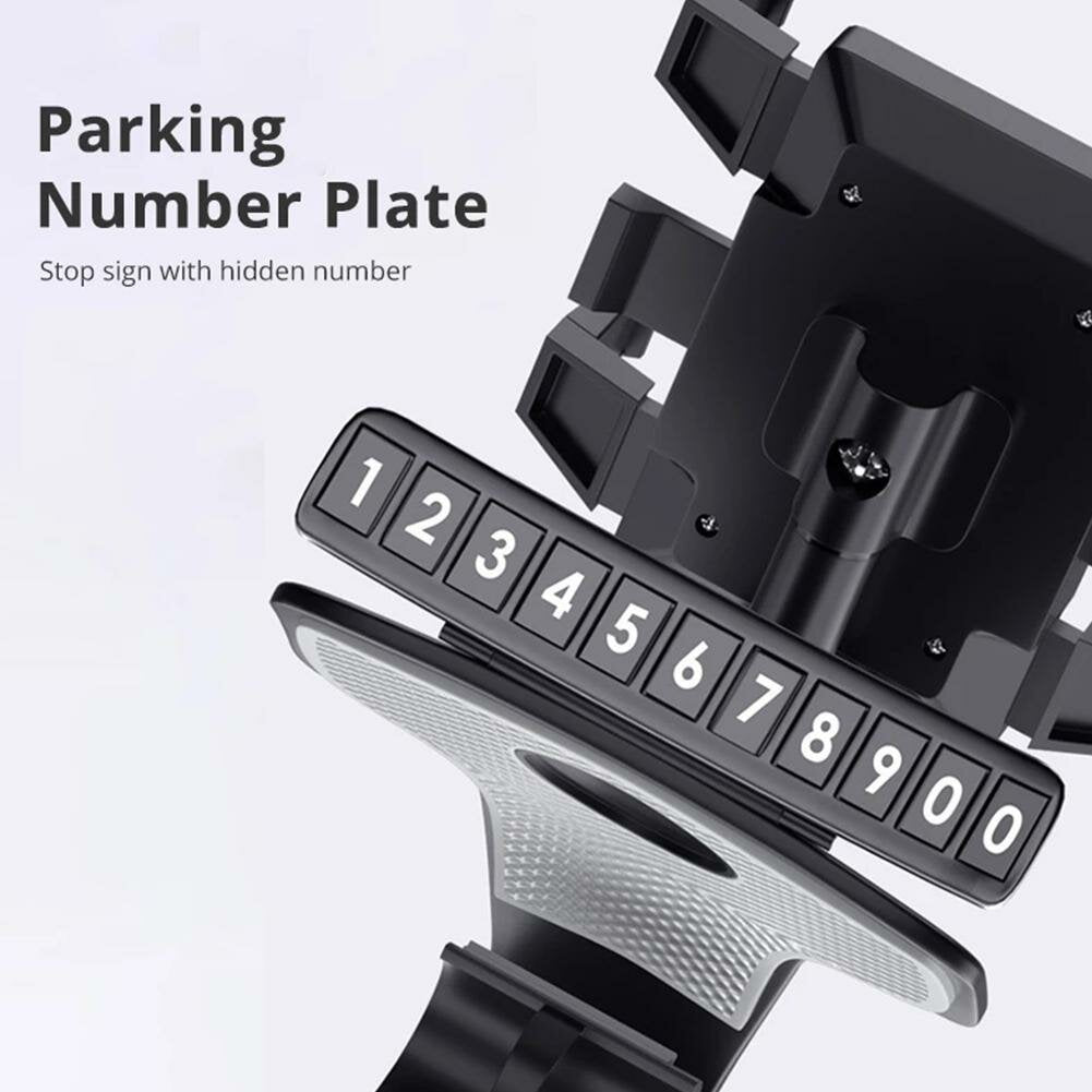 Car Mobile Phone Holder Parking Number Upgrade Multi-functional Bracket