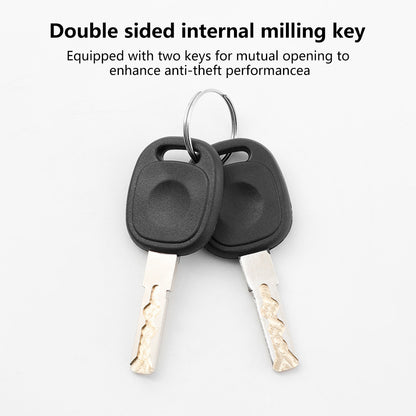 Motorcycle Scooter Warning Lock Security Alarm Protection Battery Aluminum Alloy Wheel Lock