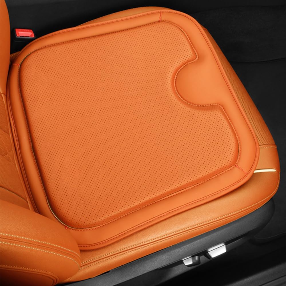 Car Front  Pad Leather Memory Foam Heightening Seat Cushion
