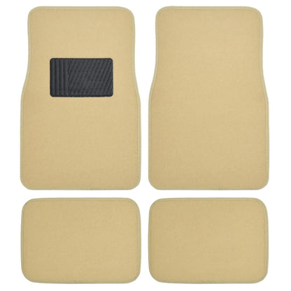 4 Packs Car SUVs Trucks Universal Premium  Full Set Interior Carpet Floor Mats