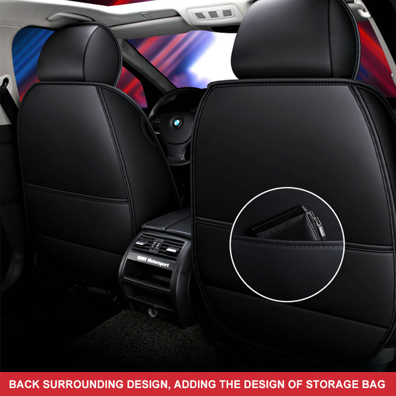 Car Universal Full Seat Mat Cover PU Leather Breathable Cushion Pad