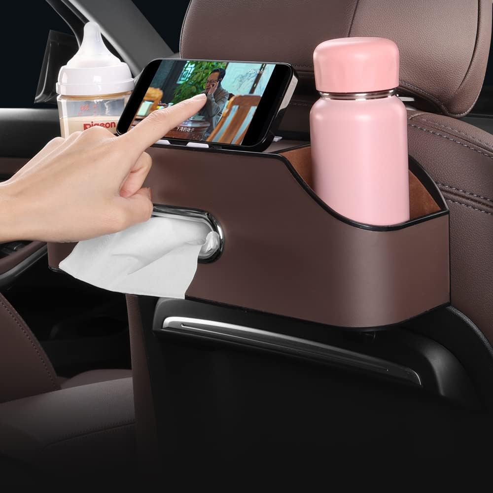 Car Rear Seat Multifunctional Storage Box Organizer
