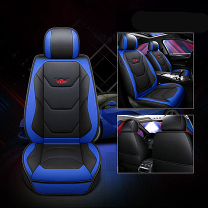 Car Mat Universal Full Cover PU Leather Breathable Seat Cushion Pad