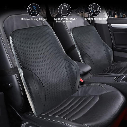 Car Hippo Lumbar Pillow Memory Foam Back Support Seat Cushion