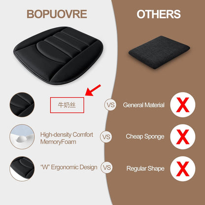 Car Breathable Fabric Non-Slip Seat Cushion Universal Fit for Car Truck Office Home