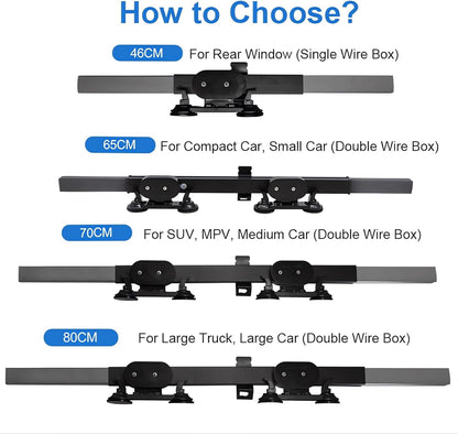 Car Retractable Curtain with UV Protection Cool Windshield Sunshade
