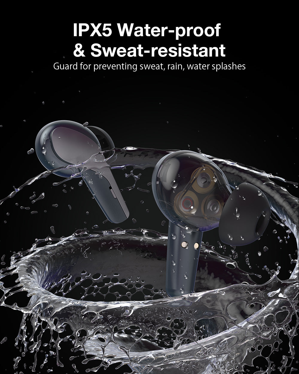 TWS Bluetooth Earphone HiFi Stereo Bass