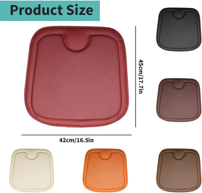 Car Front  Pad Leather Memory Foam Heightening Seat Cushion