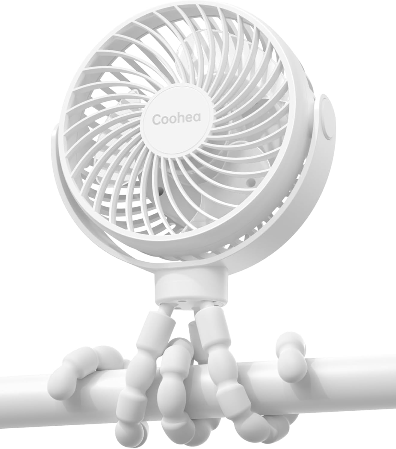 Car Baby Stroller Clip USB Rechargeable Portable Fan