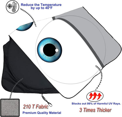 Car Gven Windshield Sun Shade Front Window Funny Cover