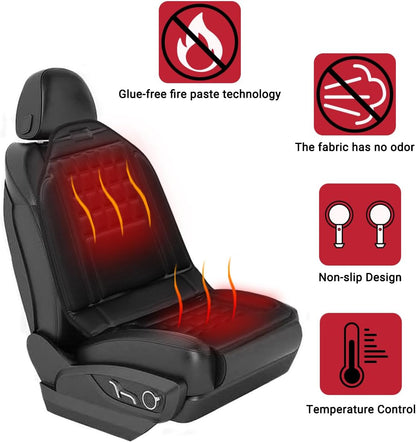 Car Heated Seat Covers Winter Warmer Front Seat Cushion