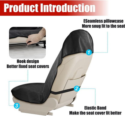 Car Waterproof Towel Sweatproof Non Slip Bucket Seat Cushion