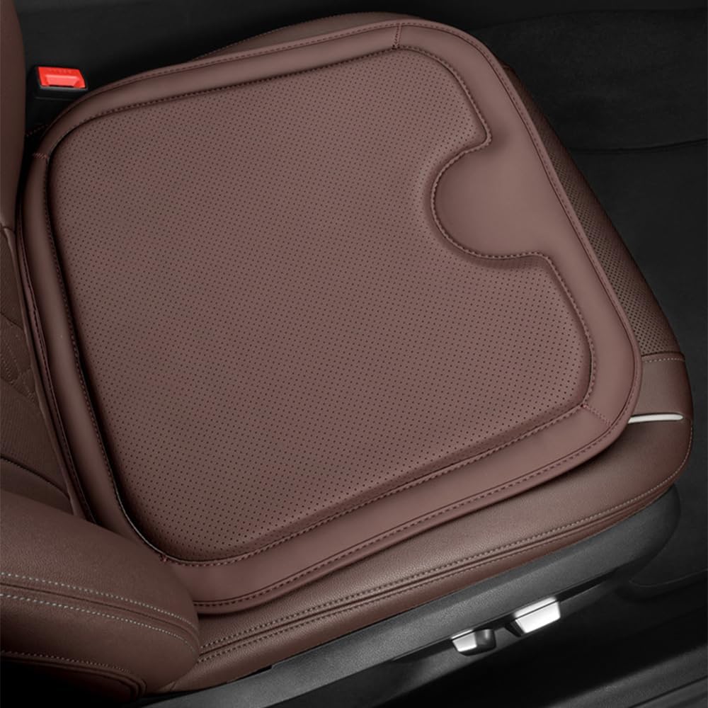 Car Front  Pad Leather Memory Foam Heightening Seat Cushion
