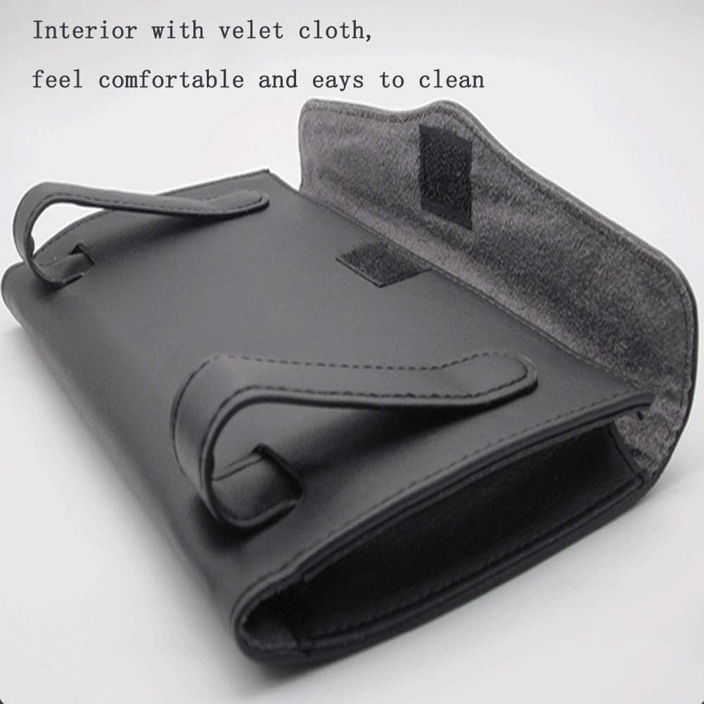 Car Leather Tissue Mask Holder Sun Visor Napkin Organizer