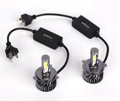 12V H4 H7 H11 Car Auto COB LED Super Bright Modified Headlight Bulbs 2 packs