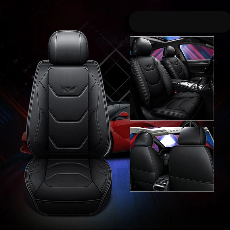 Car Universal Full Seat Mat Cover PU Leather Breathable Cushion Pad