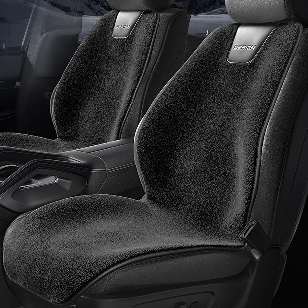 12V Winter Car Heating Cushion Electric Plush Warm Mat Pad 3-Level Adjustable Winter Seat Cushion