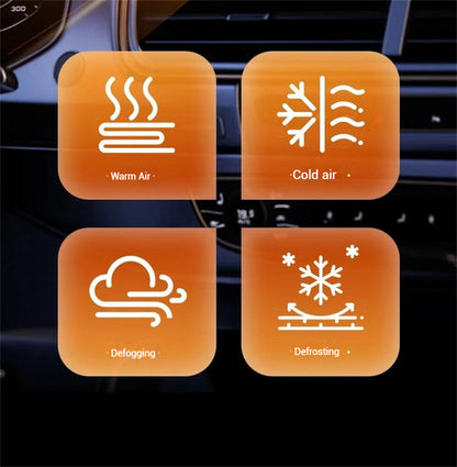 12 / 24V Car Truck Heater Fast Heating Defogging Anti-Frost 360° Adjustable Mini Electric Heater