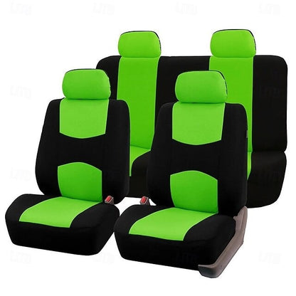 9 Pcs/set Universal Car Seat Covers Full Set Breathable Seat Protectors