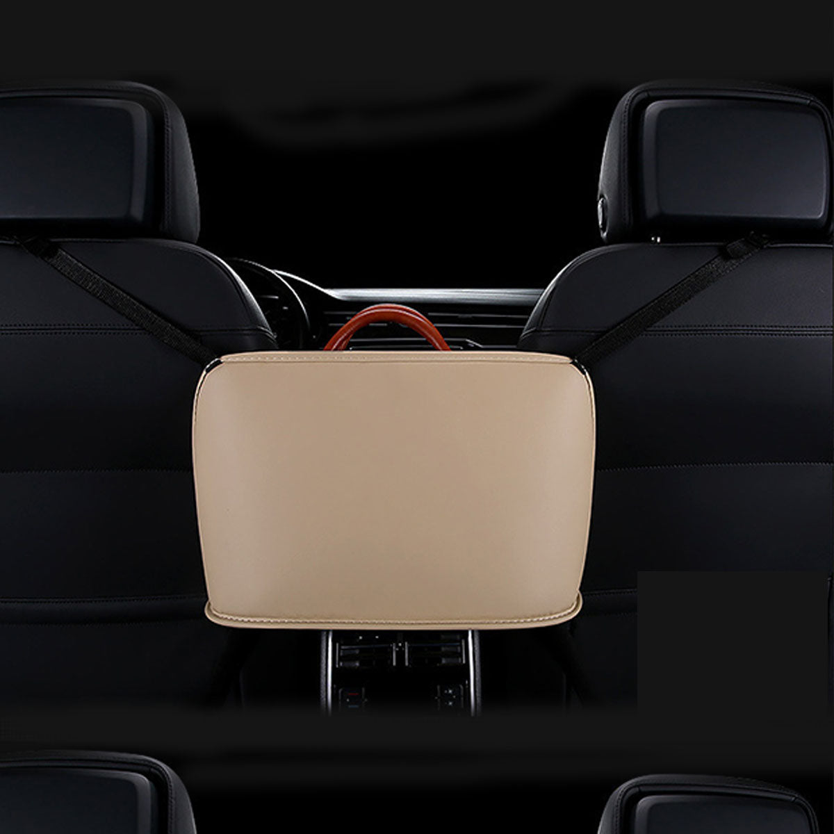 Car Leather Seat Storage Organizer Receive Bag 41*27cm