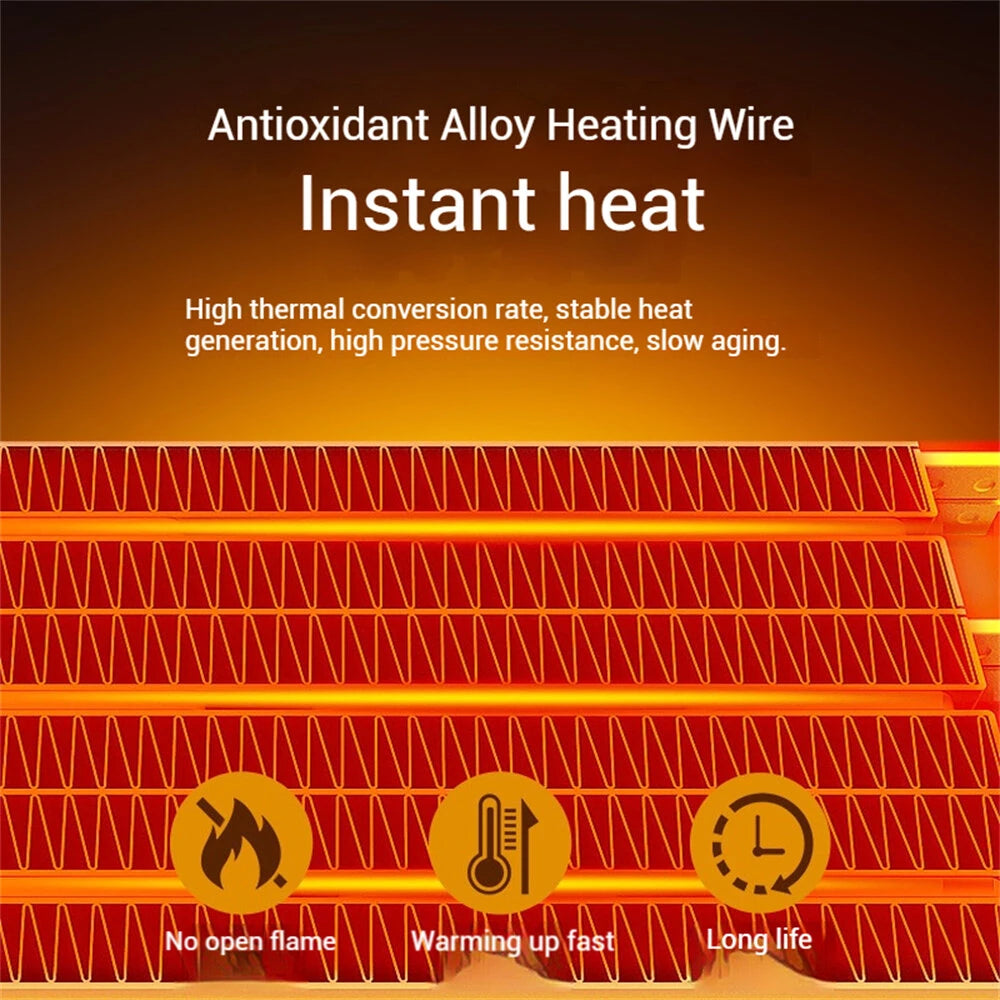 12 / 24V Car Truck Heater Fast Heating Defogging Anti-Frost 360° Adjustable Mini Electric Heater