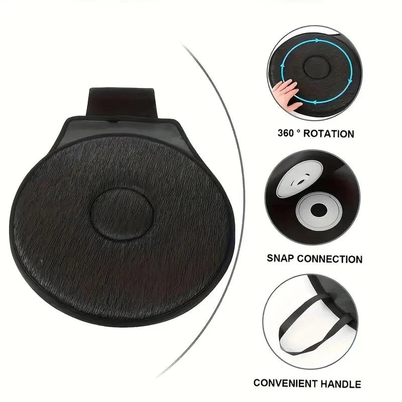 Car 360° Rotating Non-Slip Washable Round Seat Cushion