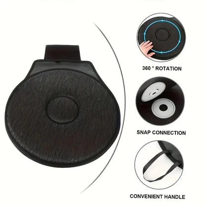 Car 360° Rotating Non-Slip Washable Round Seat Cushion
