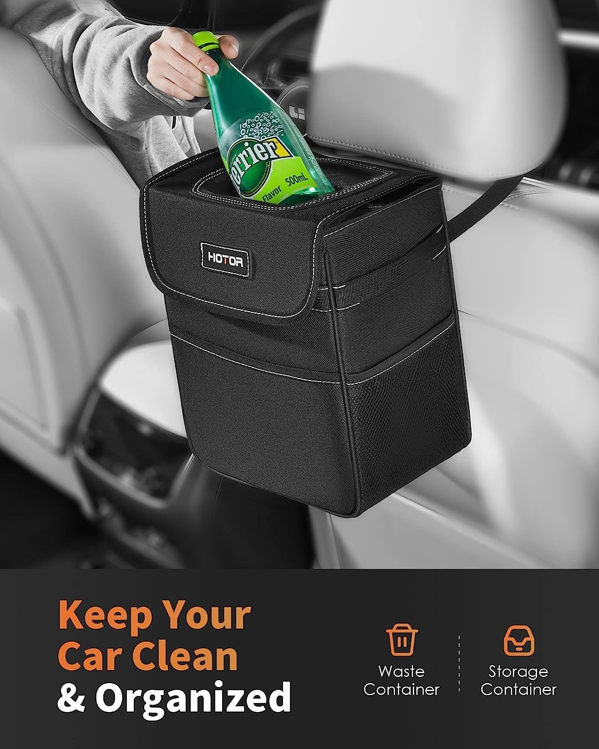 Car Trash Can Leak-Proof Organizer Storage Bag