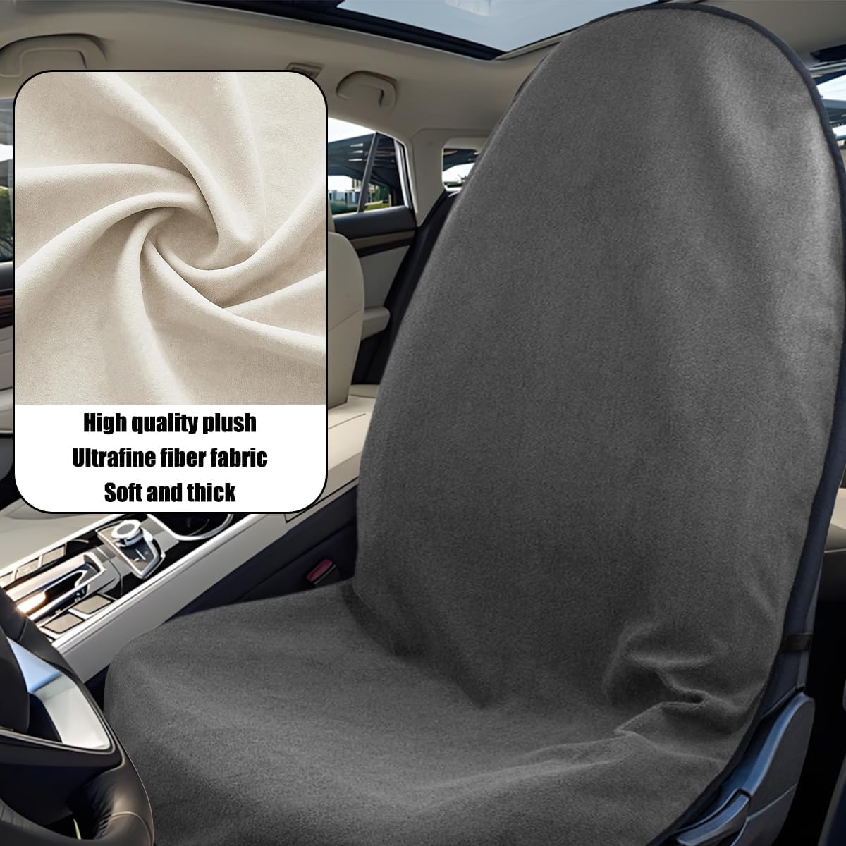 Car Waterproof Towel Sweatproof Non Slip Bucket Seat Cushion