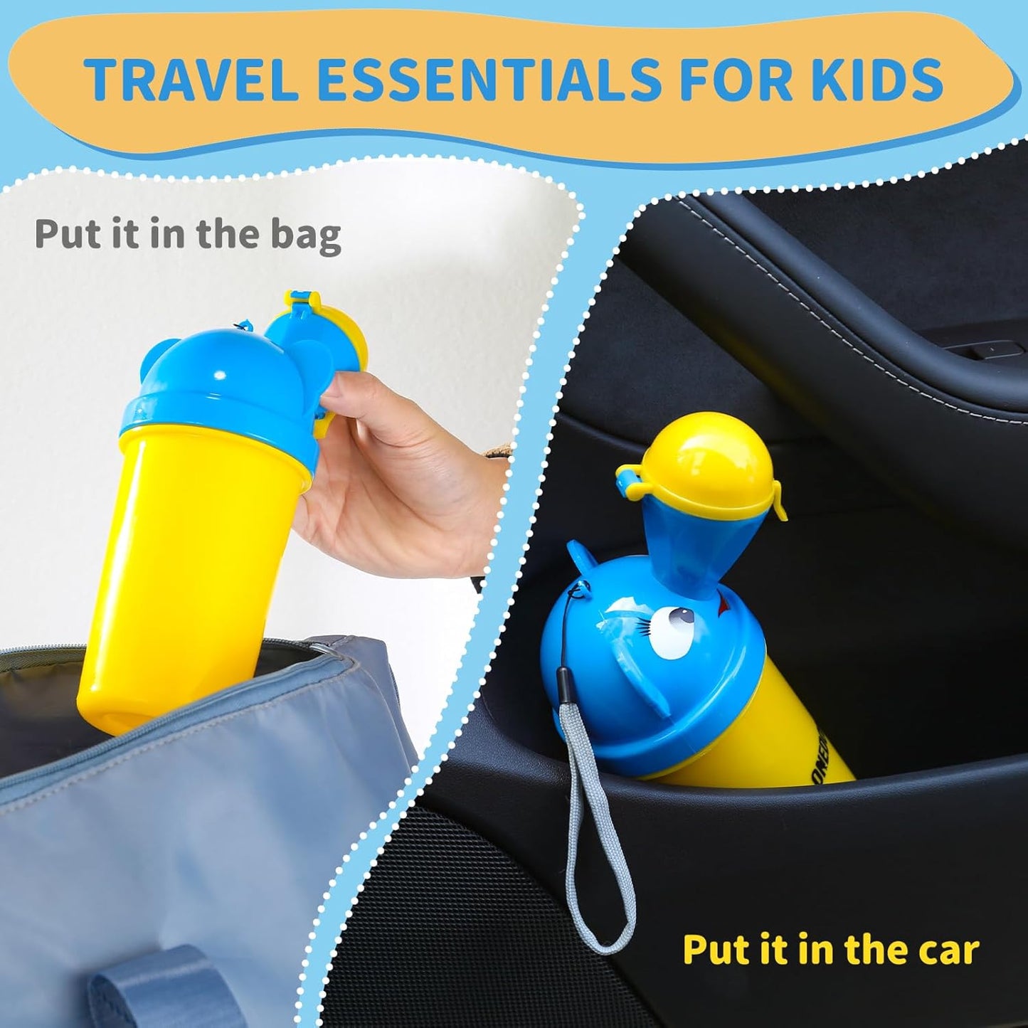 Portable Baby Child Potty Urinal Toilet for Camping Car Travel