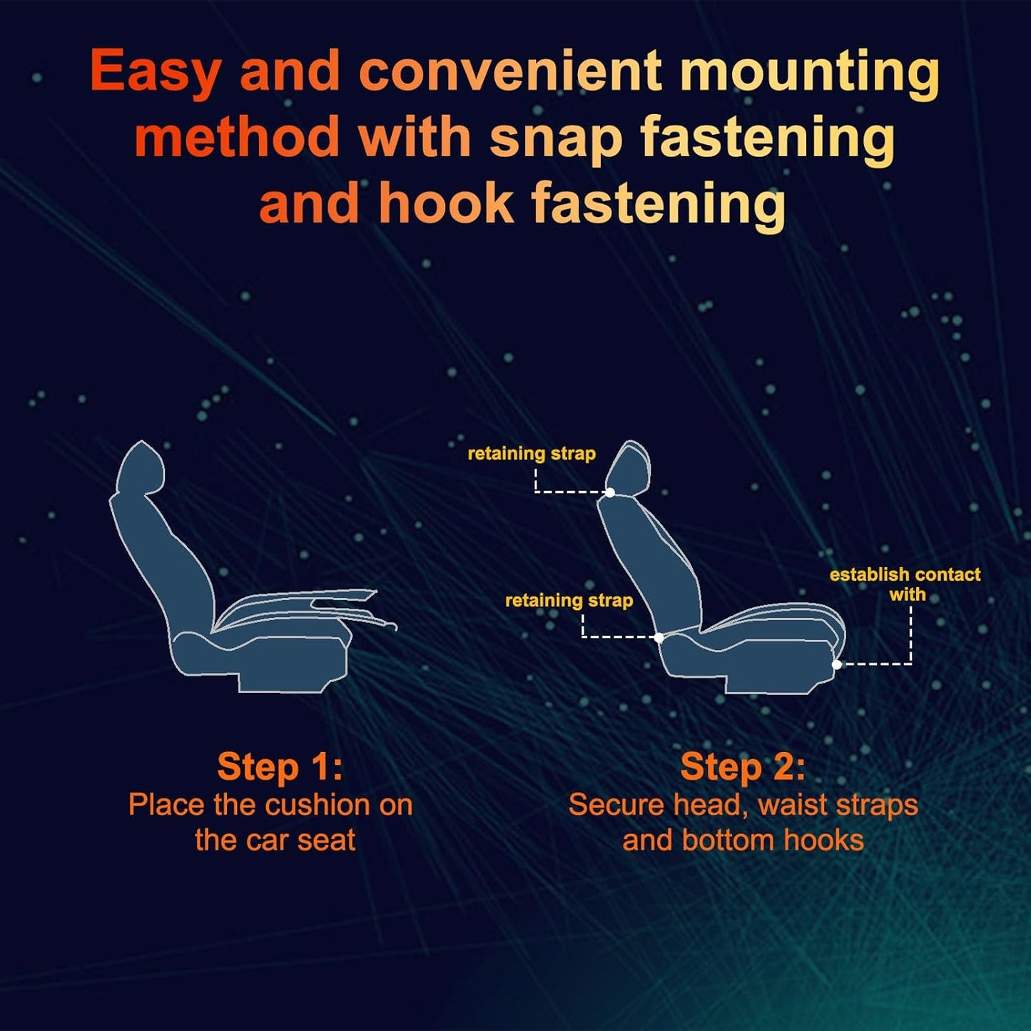 Car Universal Adjustment Switch Seat Cover Cushion