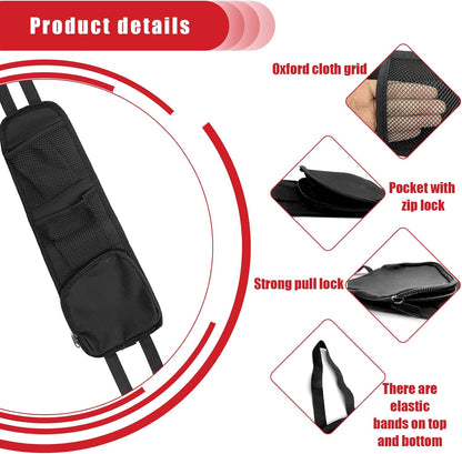 2PCS Car Seat Storage Hanging BagMulti-Pocket Seat Side Organizer