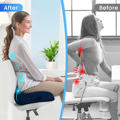 Car Memory Foam Office Chair Seat Cushion