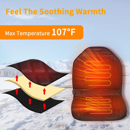 Car Heating Pad Heated Seat Cover Winter Comfortable Cushion