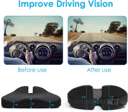 Car Coccyx Pain Relief Anti-Slip Seat Cushion Pad