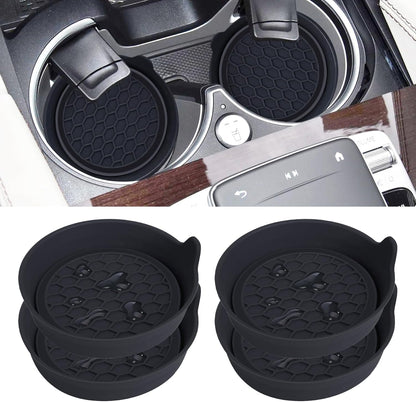Car Cup Coaster Universal Non-Slip Bling Crystal Organzier