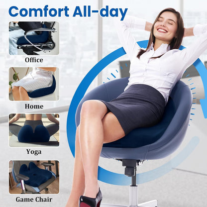 Car Memory Foam Office Chair Seat Cushion