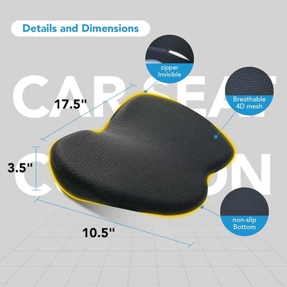 Car Truck Memory Foam Heighted Seat Cushion