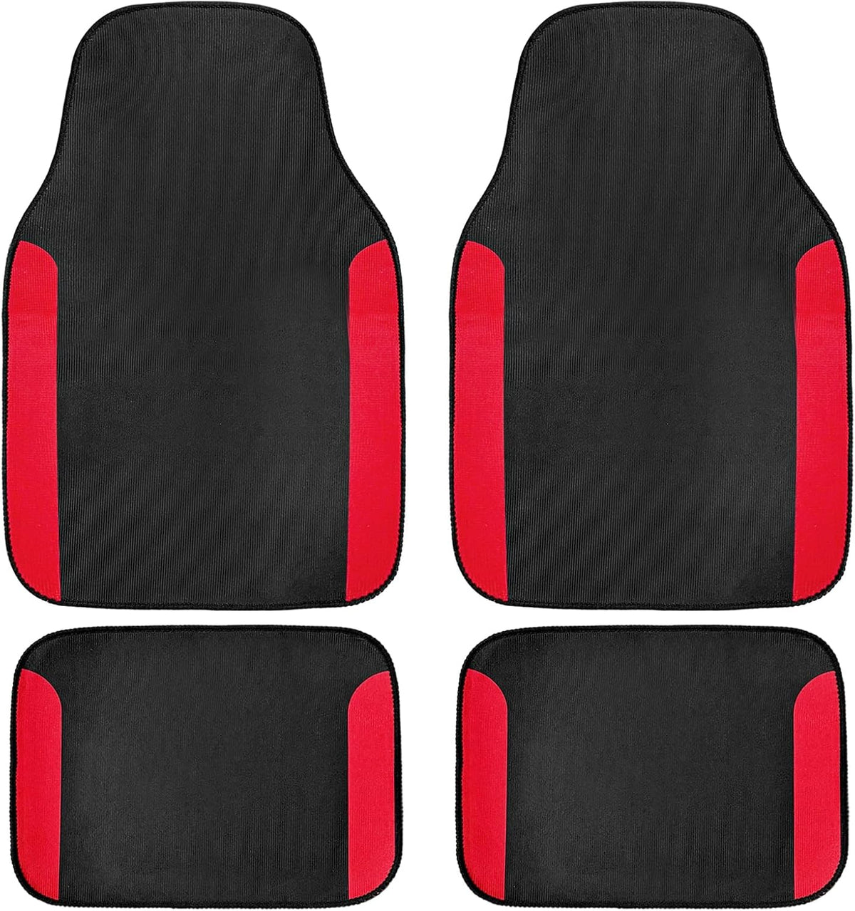 4 PCS Car Floor Mats Anti-Slip Universal Front Rear Carpet Waterproof Rug Floor Mats