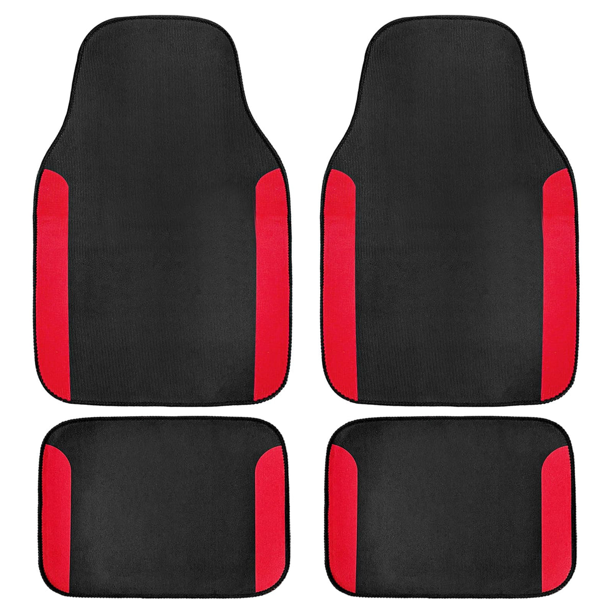 4 PCS Car Floor Mats Anti-Slip Universal Front Rear Carpet Waterproof Rug Floor Mats