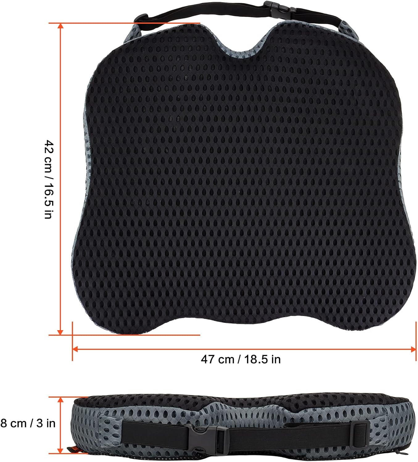 Car Comfort Driving Memory Foam Seat Cushion