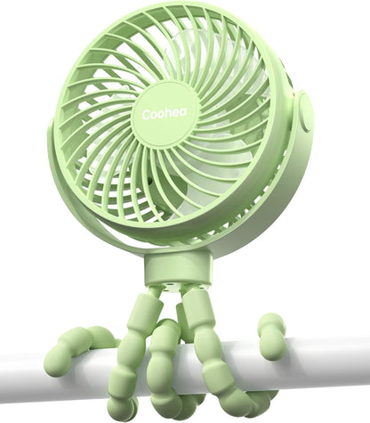 Car Baby Stroller Clip USB Rechargeable Portable Fan