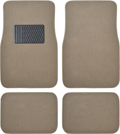 4 Packs Car SUVs Trucks Universal Premium  Full Set Interior Carpet Floor Mats