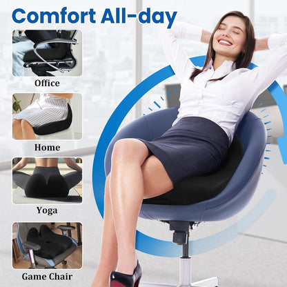 Car Memory Foam Office Chair Seat Cushion