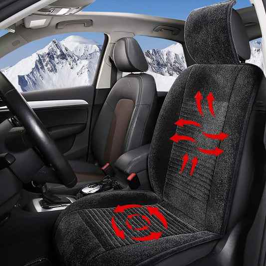 Car Front Seat Cushion Deluxe Velour Cover Protector