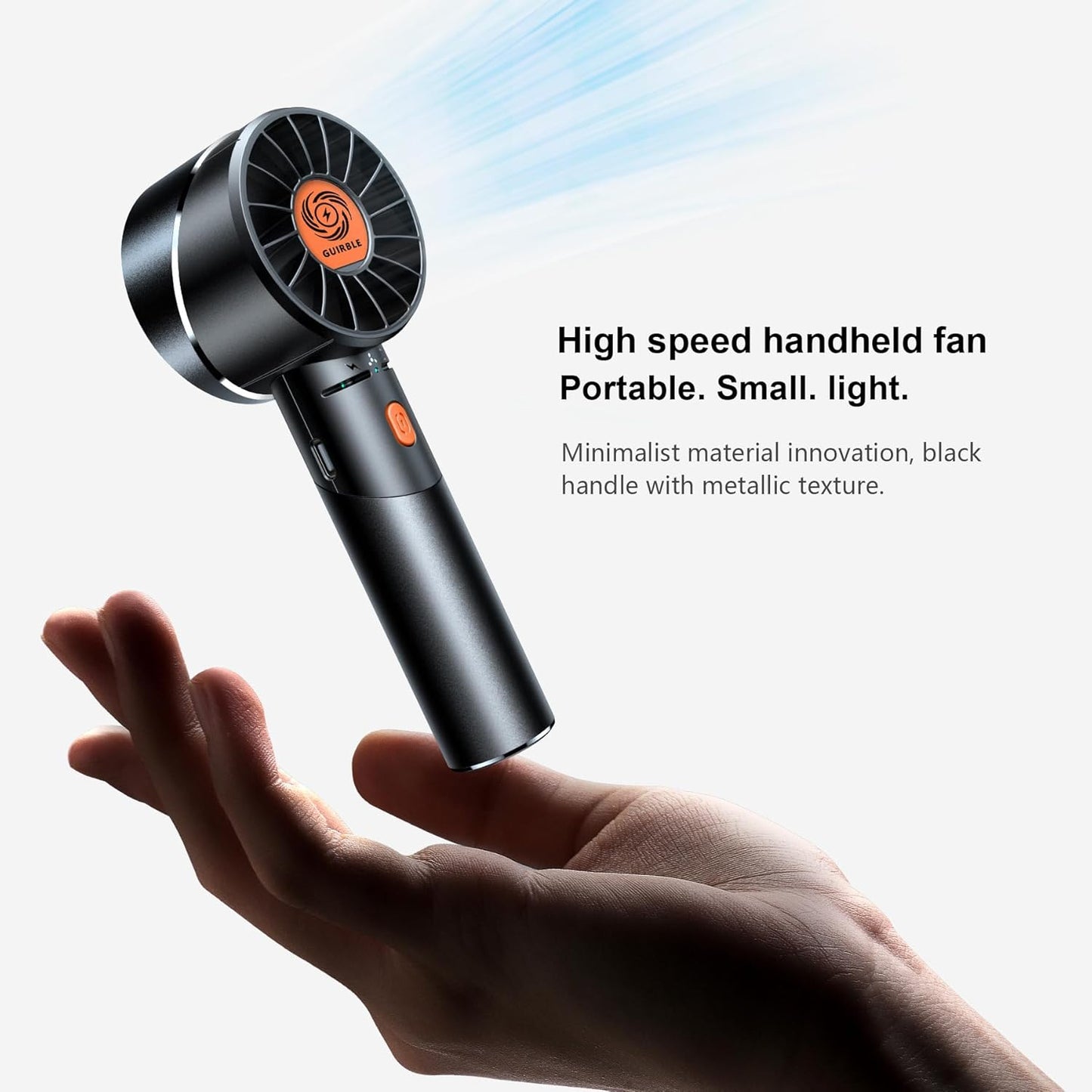 Car Handheld Fan Portable Turbo Powerful Personal Fan