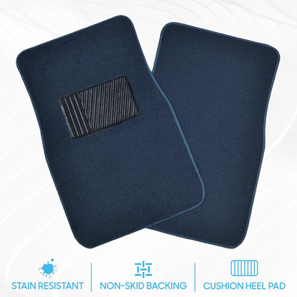 4 Packs Car SUVs Trucks Universal Premium  Full Set Interior Carpet Floor Mats