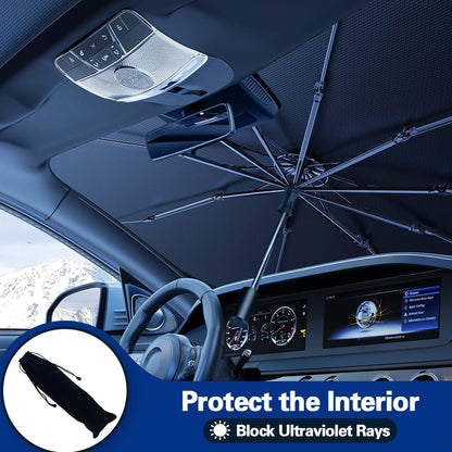 Car Windshield Sun Shade Foldable Umbrella Cover