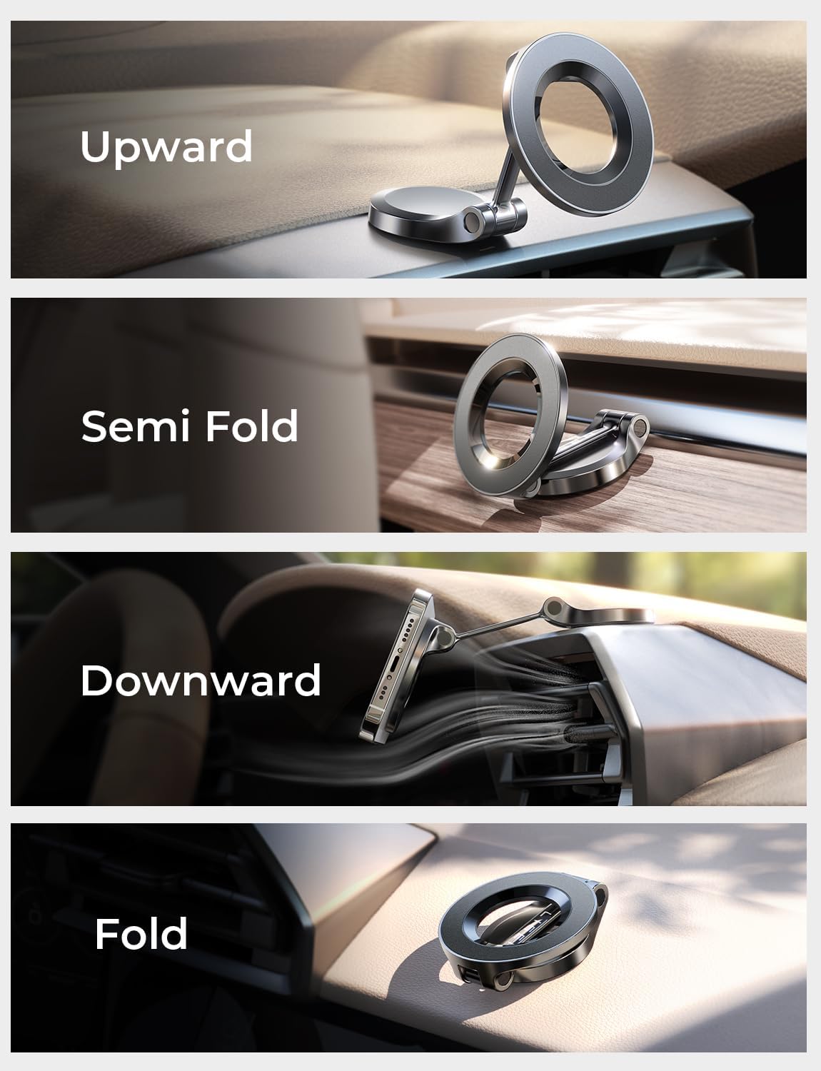 Magnetic Phone Car Mount For Magsafe - 360° Air Vent Clip Holder
